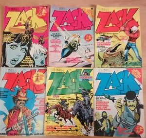 6 Ausgaben ZACK - Magazin 1974 / Zustand siehe Fotos - Bild 1 von 7