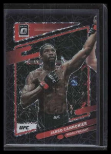 2022 Donruss Optic UFC Black Velocity Refractor 26 Jared Cannonier 11/39 - Picture 1 of 2