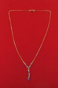  Sterling Silber 925 vergoldet Halskette Kette gemarkt JC 3,5 Gramm Lot1967 - Bild 1 von 6