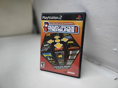 Midway Arcade Treasures 1 Spy Hunter/Paperboy/Toobin CIB PLAYSTATION 2 PS2 #E19 - Image 1 of 4