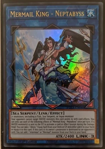 YuGiOh Mermail King - Neptabyss Ultra Rare 1st Edition ROTA-EN046 - Picture 1 of 1