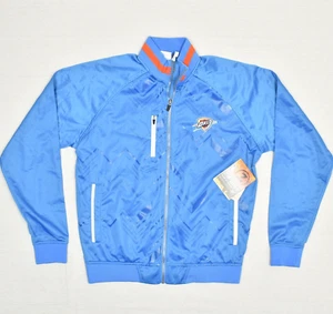 NEW Zipway NBA Oklahoma City Thunder Bomber Jacket Polyester Blue Size M Zip - Picture 1 of 8