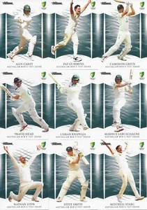 2023 Australian Mens Test Squad team set 9 Cards - Picture 1 of 1