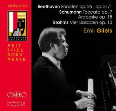 Emil Gilels Beethoven: Sonaten, Op. 26/op. 31, No. 1/... (CD) Album (UK IMPORT) - Image 1 of 2