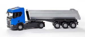 EMEK - LKW mit 3-achsiger Kipper - SCANIA R500 4x2 blau - 1/25 -... - Bild 1 von 1