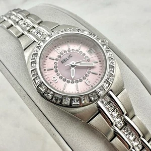 Relic by Fossi Women's ZR11787 Stainless Pink Dial Watch Crystal, New Battery - Picture 1 of 15