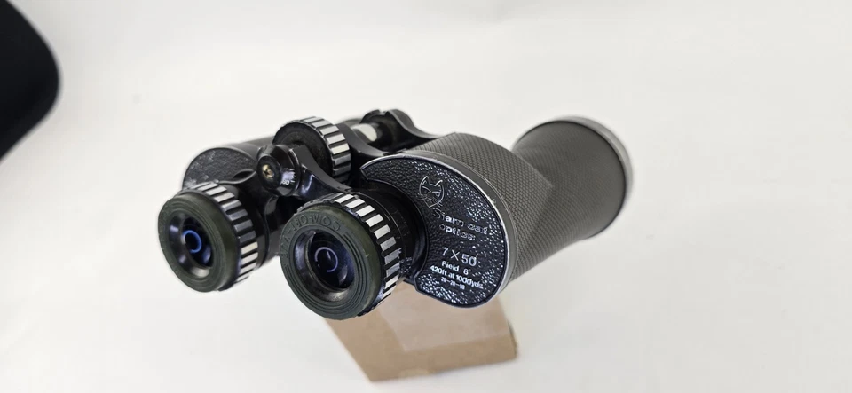 Focal Siam Cat Optics Binoculars 7x50 Field, Vintage, 8'' 420ft@1000yds 20/20/90 - Image 1 of 4