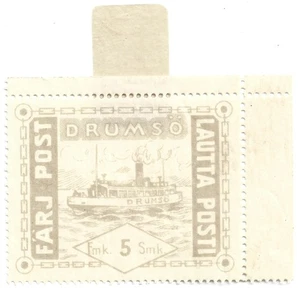 Sweden/Finland, Farj Post Drumso Lautte Posti 5fm Mint Cor Marg, Unlisted (J62B - Picture 1 of 2