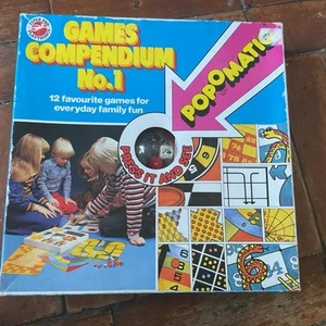 1979 Peter Pan Playthings GAMES COMPENDIUM No. 1- 12 Family Games PopOMatic VGC - Picture 1 of 7