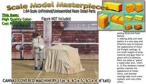 Scale Model Masterpieces/Yorke Canvas Covered Machinery.Flatcar Load S/1:64 - Picture 1 of 12