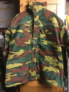 BELGIAN HEAVY COMBAT JACKET, SIZE Large/s - Picture 1 of 5