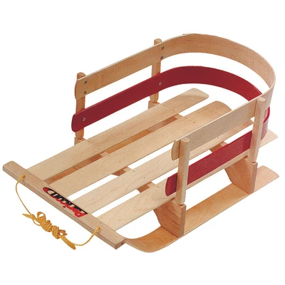 Paricon B40 Multi-Colored Flexible Flyer Wood Baby Pull Sled 29 L in.