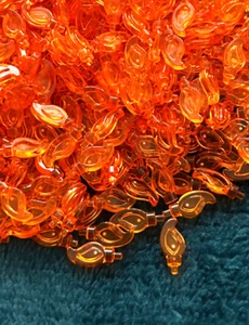 40 x Lego Flamme Feuer Kerze Fackel transparent orange 37775 NEU - Bild 1 von 1