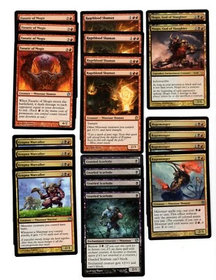 Mighty Minotaurs-60 card deck-MTG-Magic the Gathering-RTP-RARE-MYTHIC-casual-fun - Image 1 of 3