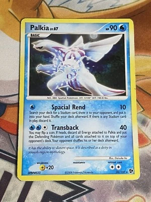 PALKIA Great Encounters 26/106 Holo Rare Pokemon Card 2008 MP - Image 1 of 2