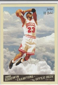 MICHAEL JORDAN Airness #23 Chicago Bulls Basketball UPPER DECK CHAMPIONS CARD - Picture 1 of 2