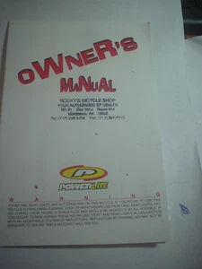 1998 POWERLITE Owner's Manual & Safety Handbook - Picture 1 of 3