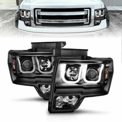 Faros proyectores con barra en U ANZO 111263 para Ford F-150 2009-2014 Foto 1 de 4