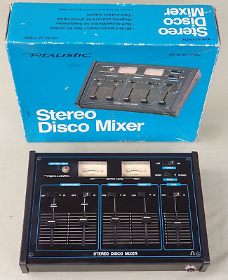 Vintage Realistic 32-1100B Stereo Disco Mixer...