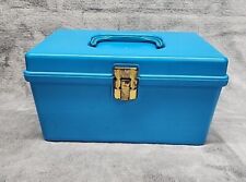 Wilson Wil-Hold Blue Plastic Sewing Box With Tray 