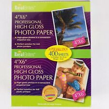 Royal Brites Professional High Gloss Photo Paper 4x6 400 Sheets