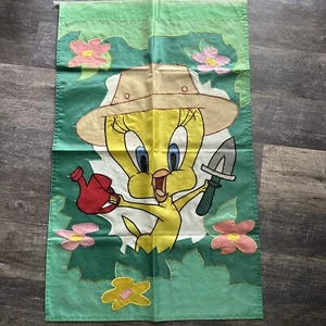 Looney Tunes Tweety Vogel Outdoor Flagge Banner Gartenarbeit Gärten Blumen Sommer - Bild 1 von 6