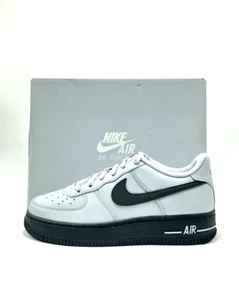 *NEW* Youth Grade-School Nike Air Force 1 (GS) Wolf Grey/Dk Grey (HQ3807 002) 👍 - Picture 1 of 7
