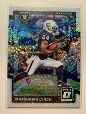 2017 Donruss Optic White Sparkle #64 Marshawn Lynch SSP Oakland Raiders