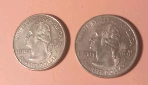 2 rare, circulated 2009-P WASHINGTON QUARTERS, BOTH MARIANA, FREE SHIPPING - Picture 1 of 2