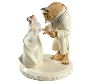 Lenox Disney KOSTENLOSER VERSAND Belle's Hochzeitstorte Topper Figur Die Schöne und das Biest NEU - Bild 1 von 6