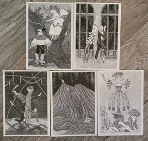 Edward Gorey Scenes De Ballet 40 Pc Stationary Cards & Envelope Pomegranate NEW - Picture 1 of 15