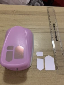 New Woodware 3” Multi Tag Craft Punch. I Can Combine Postage - Picture 1 of 5
