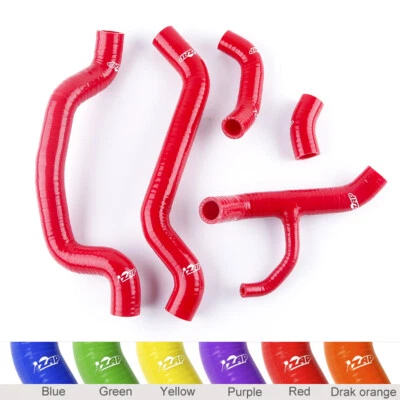 Manguera de refrigerante de radiador de silicona roja para Ducati 848 1098 1198 / 848 EVO 2007-2014 Foto 1 de 3