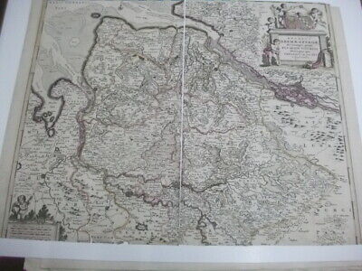 Kol.Karte Um 1690. Bremen Und Verden Von De Wit. Seltener. Ducatus Bremae & ... • 280€