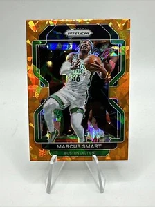 2021 Panini Prizm Orange Cracked Ice Marcus Smart #43 - Picture 1 of 2