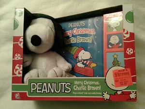 Play-a-Sound Peanuts Merry Christmas Charlie Brown w/Snoopy - NIB - Picture 1 of 6