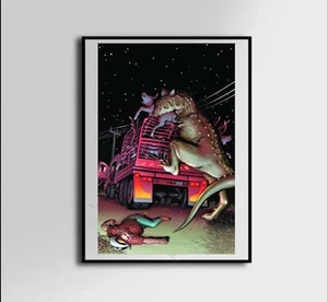 Jurrasic Park Farmer art canvas poster home decor - Picture 1 of 5