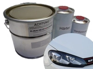 7 Liter Set 2K Autolack geeignet für VW LB9A Candyweiß UNI kein Klarlack Lackpo - Picture 1 of 1