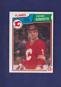 Stephen Konroyd 1983-84 O-PEE-CHEE OPC Hockey #85 (NM) Calgary Flames