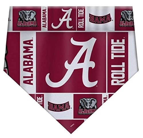 Бандана для собаки Sparo Pet NCAA Alabama Crimson Roll Tide размер маленький красный - Изображение 1 из 1