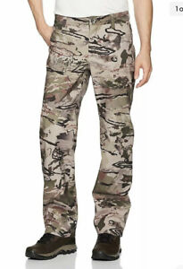 UNDER ARMOUR STORM Brow Tine Mid Season Hunting Pants Barren Camo Size XXL (42)