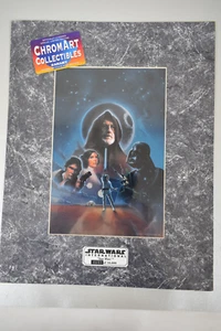 Star Wars 4183 OF 10,000- Chromart w/COA 1996 SEALED 11X14 - Picture 1 of 2