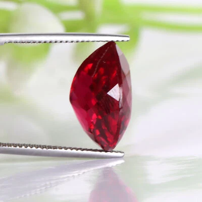 Amazing! Red Ruby Pear Cut 15.Carat Loose Gemstone For Jewelry Making - Image 1 of 4