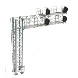 Atlas 70000098 HO Scale Signal Modern Cantilever Bridge 2 Track & 4 Head-Left - Picture 1 of 2