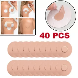 40 Pcs For Freestyle Libre 1/2/3 Adhesive Patches CGM Sensor Covers Waterproof - Picture 1 of 5