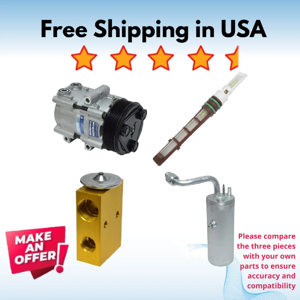 Комплект компрессора кондиционера подходит для Ford Excursion 2003-2005 - Изображение 1 из 1