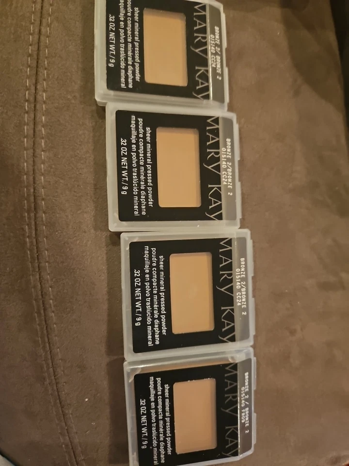 Mary Kay Sheer Mineral Pressed Powder – Lot of 4 Shades - Image 1 of 1