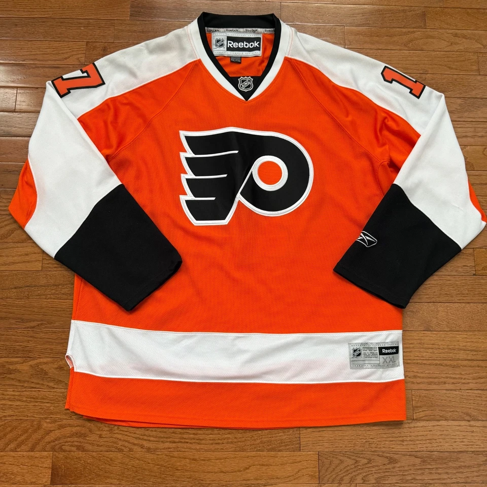 Reebok Philadelphia Flyers #17 Carter Orange Hockey Jersey Men’s 2XL NHL XXL - Image 1 of 4