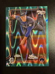 2025 Topps Chrome Tarik Skubal #258 Aqua Lava Refractor /199 - Bild 1 von 2