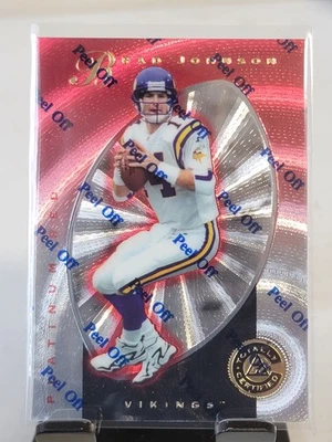 1997 Totally Certified Brad Johnson Platinum Red 2000/4999! - Image 1 of 2